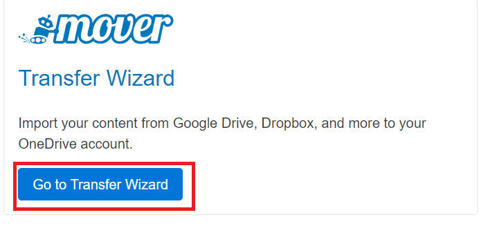 select transfer wizard